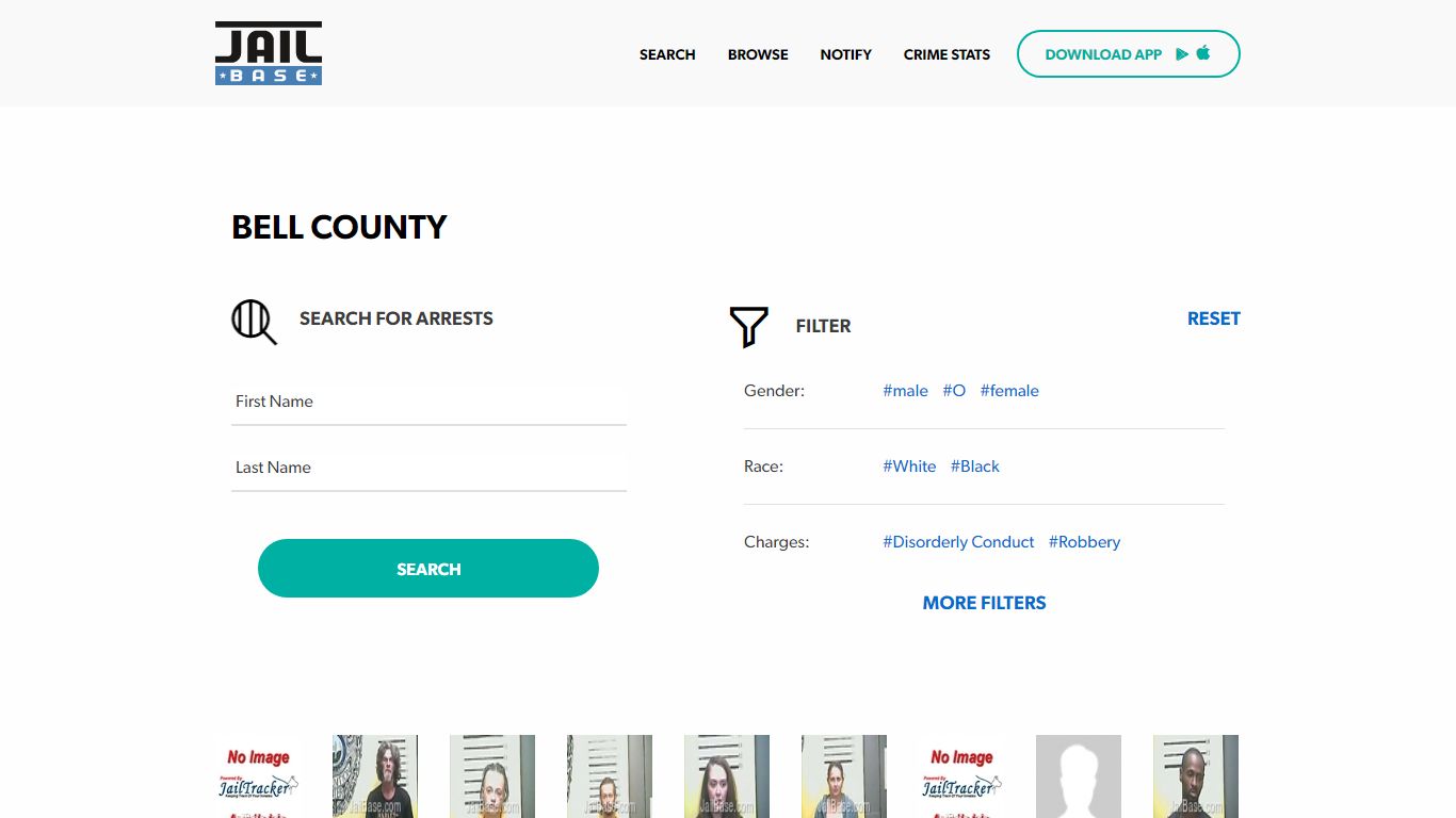 Bell County Jail Inmate Search and Mugshots | JailBase